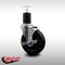 Service Caster 5'' SS Soft Rubber Swivel 1-3/4'' Expanding Stem Caster with Brake SCC-SSEX20S514-SRS-TLB-134 - alternate 3